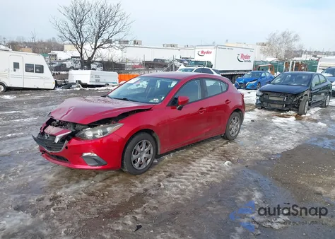 2014 Mazda Mazda3 I Sport from USA, damaged, VIN JM1BM1K78E1214586